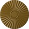 Ekena Millwork Shakuras Ceiling Medallion (For Canopies up to 5"), Hand-Painted Gold, 19 3/4"OD x 1 3/8"P CM20SHGLS - alternate 1